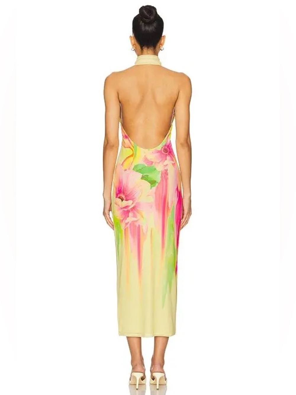 AFRM Olimpia Halterneck Dress Size Large - Picture 3 of 4